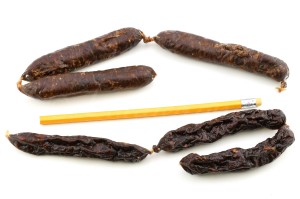 Lunderland kiełbaski wołowe z babką płesznik 2% 500 g 