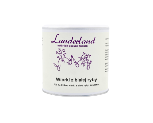 Lunderland Wiórki z białej ryby 150 g - opakowanie