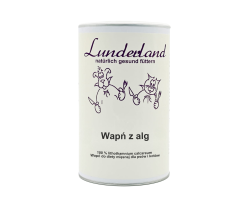 Lunderland wapń z alg 700 g - opakowanie