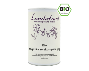 Lunderland organiczna mączka ze skorupek jaj BIO 800 g