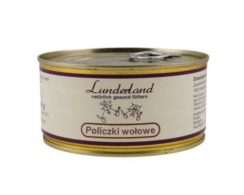 Lunderland policzki wołowe mięso 100% 300 g - opakowanie