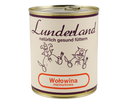 Lunderland wołowina marmurkowa mięso 100% 800 g - opakowanie