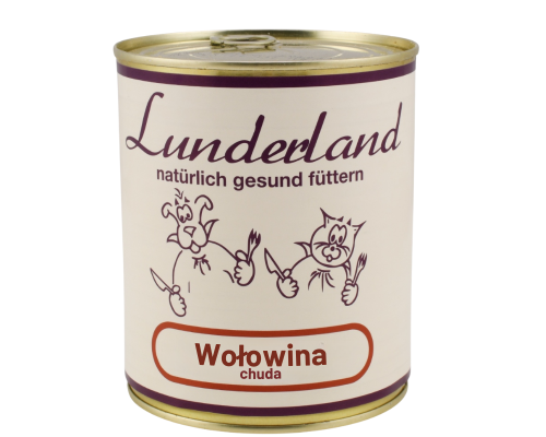Lunderland wołowina chuda mięso 100% 800 g - opakowanie