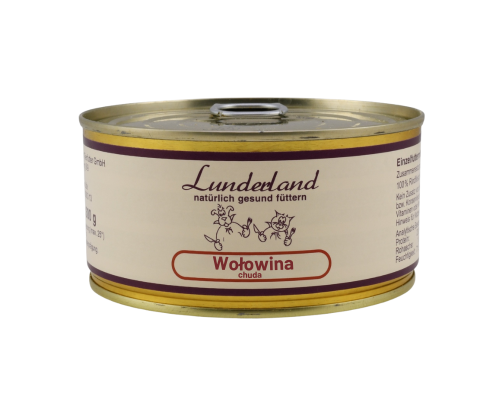 Lunderland wołowina chuda mięso 100% 300 g - opakowanie