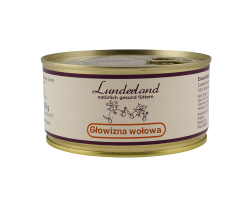 Lunderland głowizna wołowa mięso 100% 300 g - opakowanie