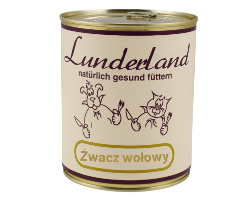 Lunderland żwacz wołowy mięso 100% 800 g - opakowanie