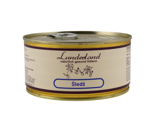 Lunderland śledź filet ze skórą 100% 300 g - opakowanie