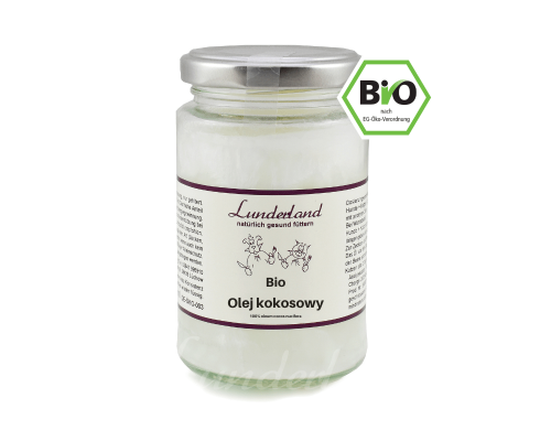Lunderland organiczny olej kokosowy BIO 200 g - zbliżenie