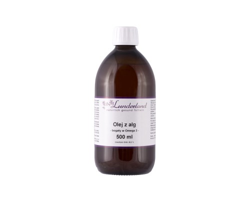 Lunderland olej z alg Omega 3 500 ml - opakowanie