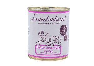 Lunderland Boos mix wołowy (wymiona i serca) mięso 100% 800 g