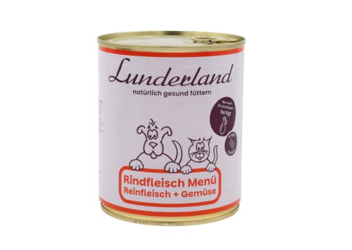 Lunderland menu wołowina 800 g - opakowanie