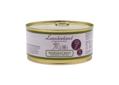 Lunderland Wildfleisch Menü Reinfleisch + Gemüse 300 g - opakowanie