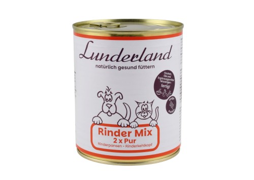 Lunderland mix wołowy mięso 100% 800 g - opakowanie