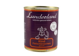  Lunderland mielone kości wołowe z mięsem 100% 800 g 