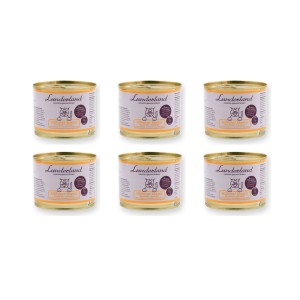 Lunderland Menu drobiowe zestaw 6 puszek x 200 g dla kotów