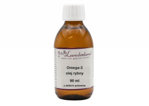 Lunderland Omega-3 olej rybny 90 ml dla psów i kotów