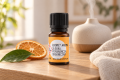 Organiczny olejek eteryczny Słodka Pomarańcza Ekome® przy dyfuzorze