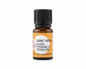 Słodka Pomarańcza organiczny olejek eteryczny 10 ml Ekome®