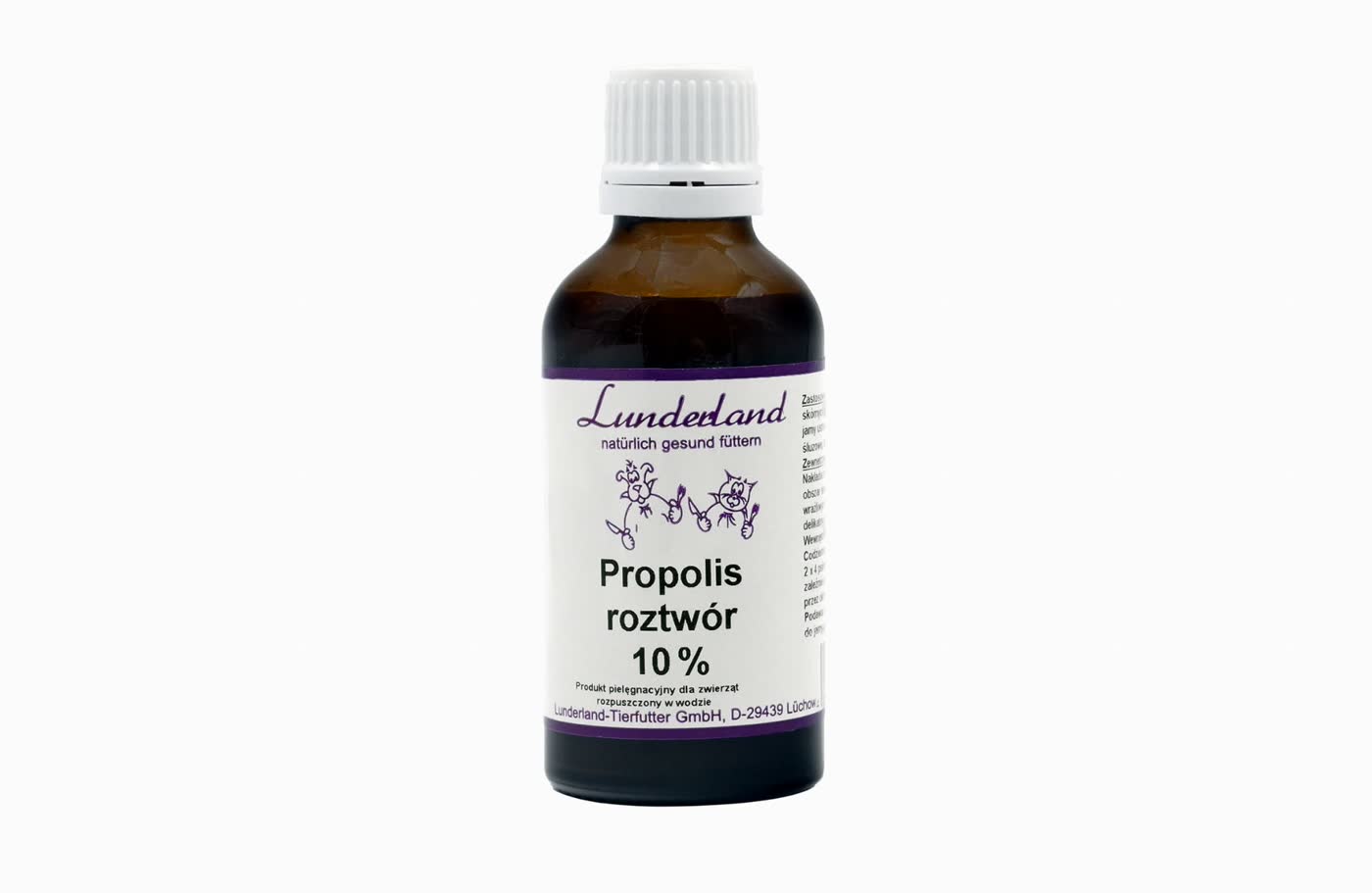 Lunderland propolis roztwór 10% 50 ml - opakowanie Lunderland propolis roztwór 10% 50 ml - opakowanie