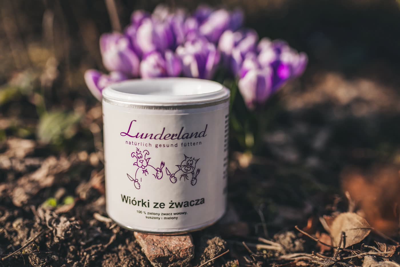 Lunderland Wiórki ze żwacza wołowego 80 g - pies z przysmakiem