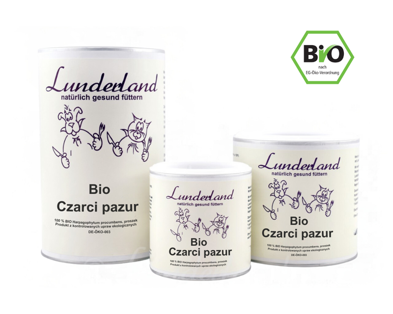 Lunderland organiczny diabelski pazur BIO (Czarci pazur) 250 g - zbliżenie produktu