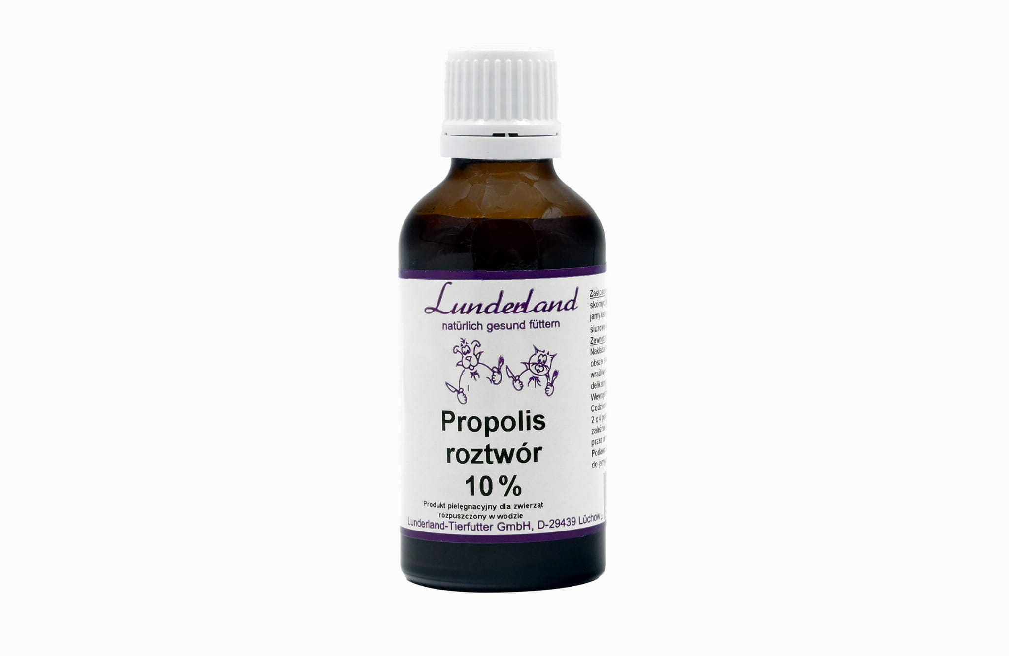 Lunderland propolis roztwór 10% 50 ml - opakowanie Lunderland propolis roztwór 10% 50 ml - opakowanie