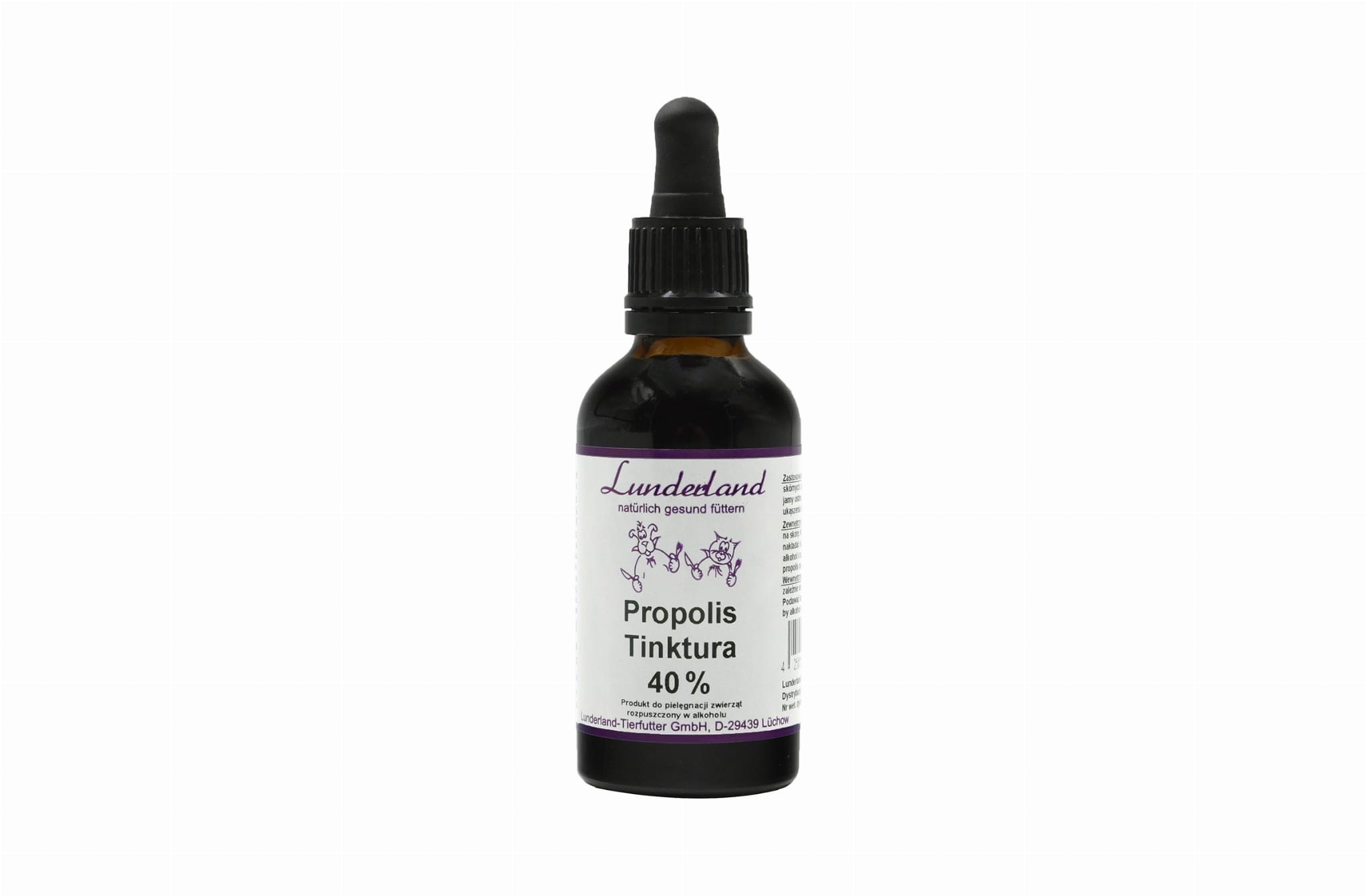 Lunderland propolis tinktura 40% 50 ml - opakowanie Lunderland propolis tinktura 40% 50 ml - opakowanie
