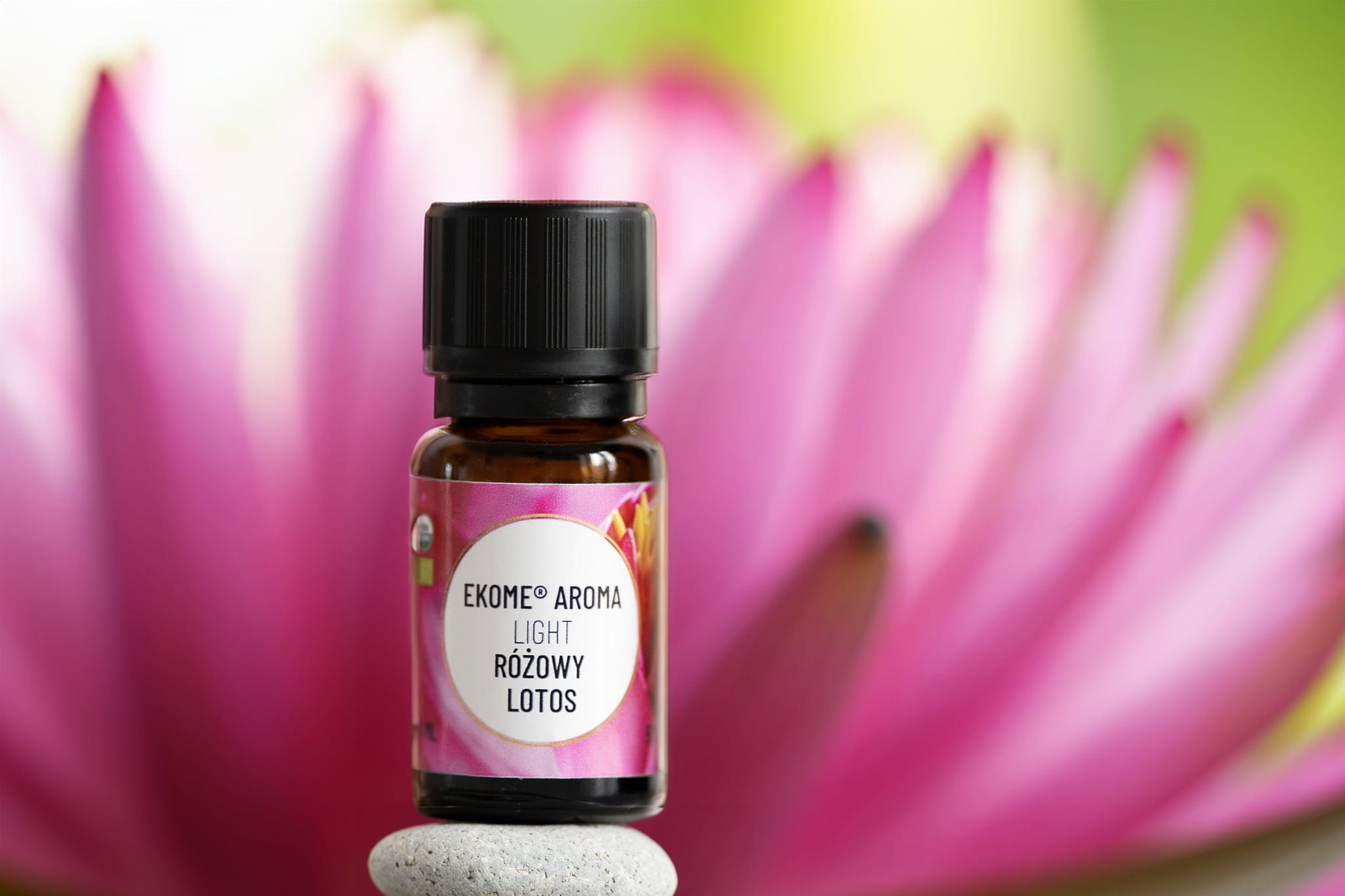 Ekome® różowy lotos Light 5% organiczny olejek w oleju jojoba 10 ml