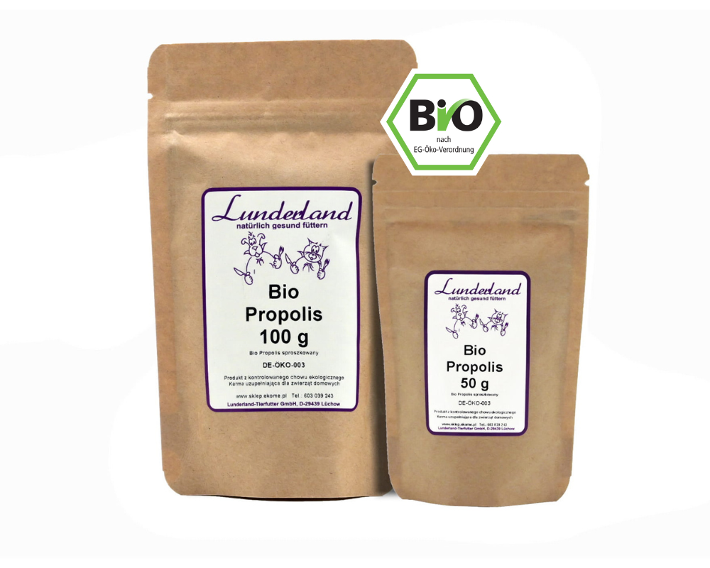 Lunderland BIO propolis ekstrakt 70% 50 g - opakowanie produktu