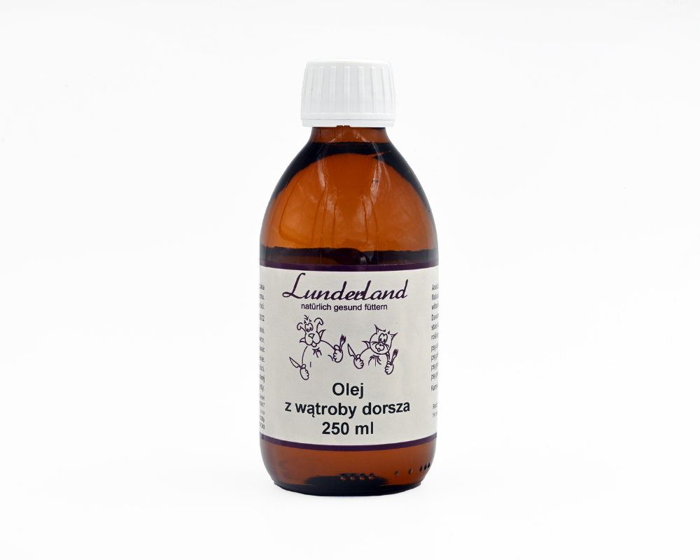 Lunderland olej z wątroby dorsza - tran 250 ml - opakowanie