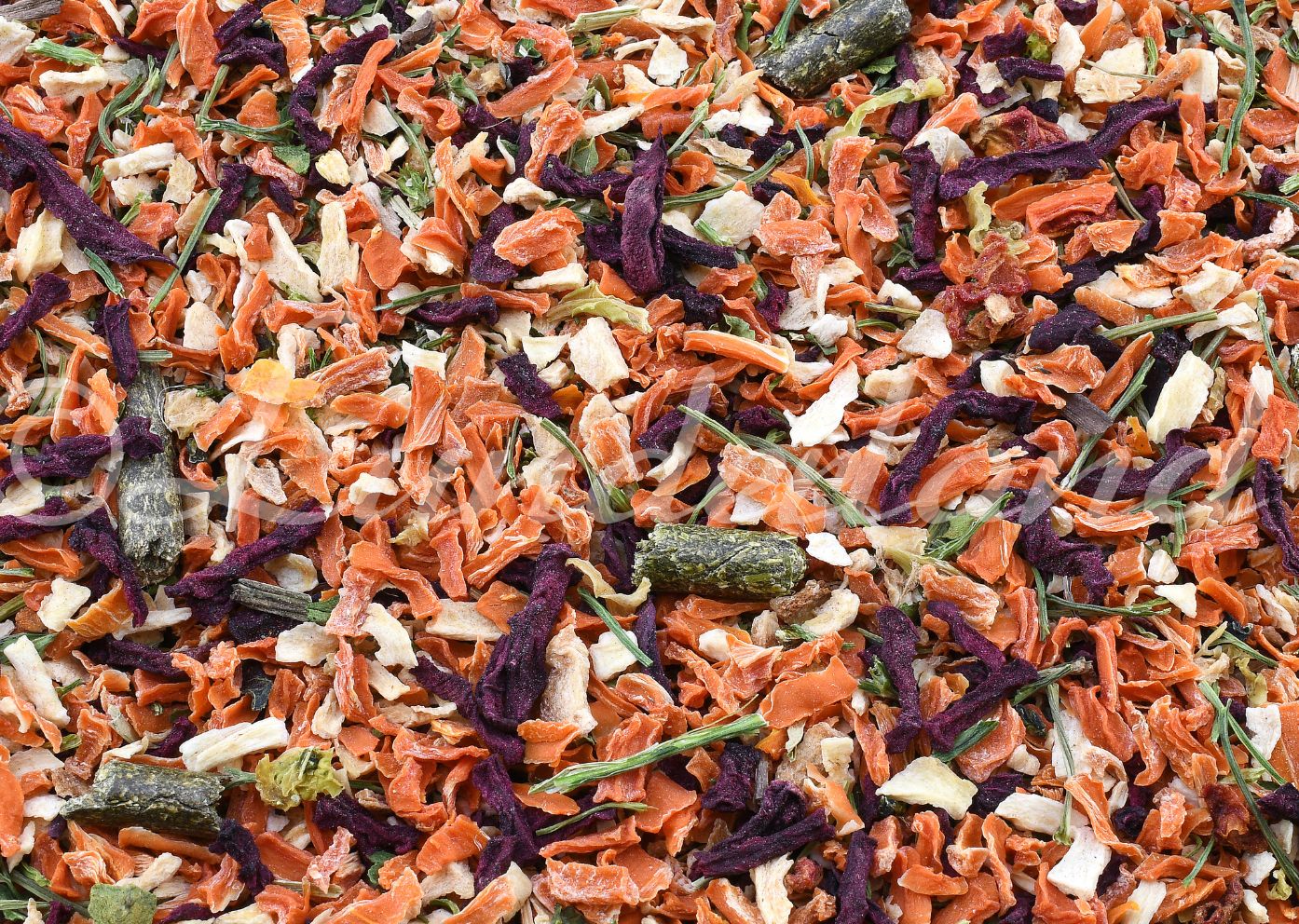 Lunderland suszony mix warzywny 500 g - wygląd mieszanki w środku
