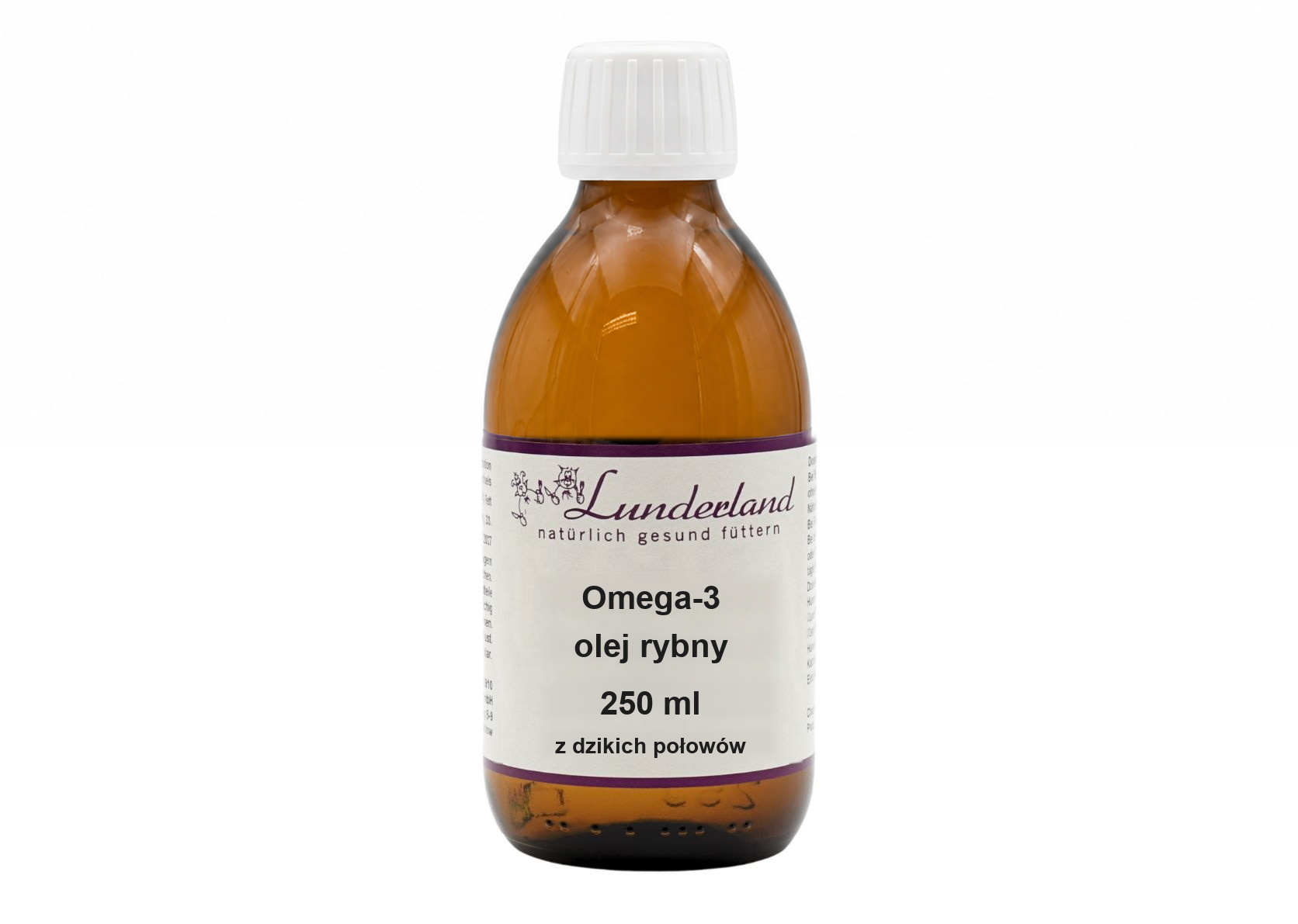 Lunderland Omega-3 olej rybny 250 ml dla psa i kota - zdjęcie produktu Lunderland Omega-3 olej rybny 250 ml dla psa i kota - zdjęcie produktu