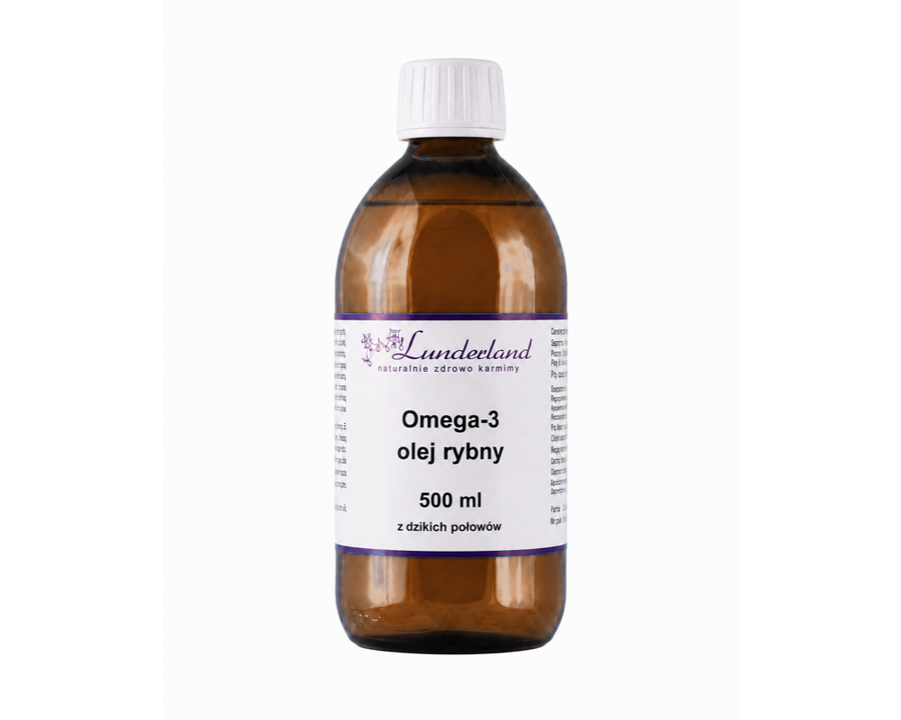 Lunderland Omega-3 olej rybny 500 ml dla psa i kota - zdjęcie produktu